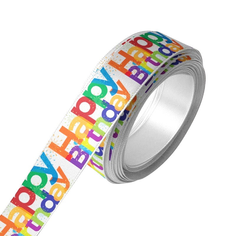 100Yards Custom Satin Ribbon Grosgrain Ribbon | More Colors Printing