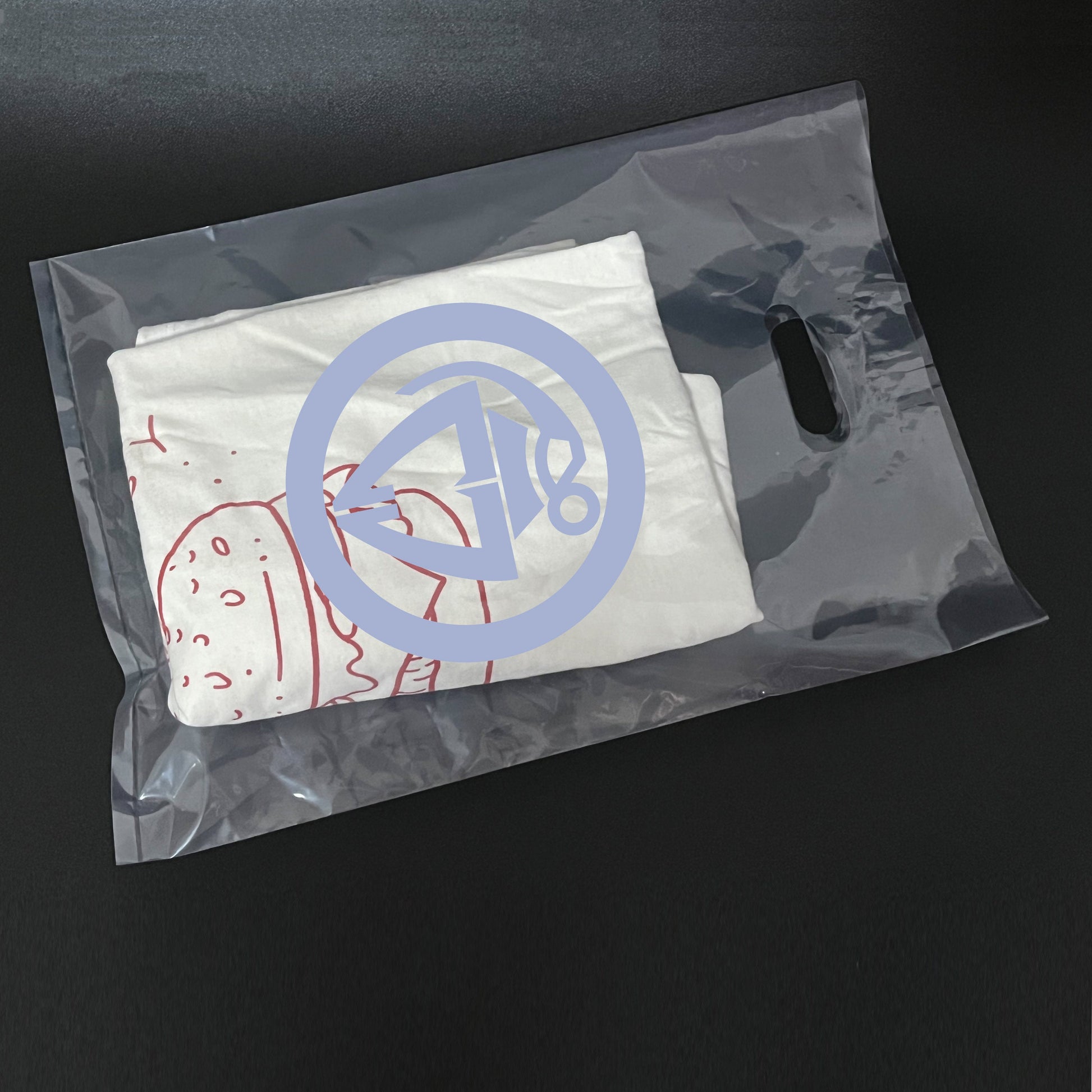 50-1000Pcs Custom Clear Shopping Bags with Logo for Boutique Custom Plastic Gift Bags with Logo Custom Merchandise Bags for Business