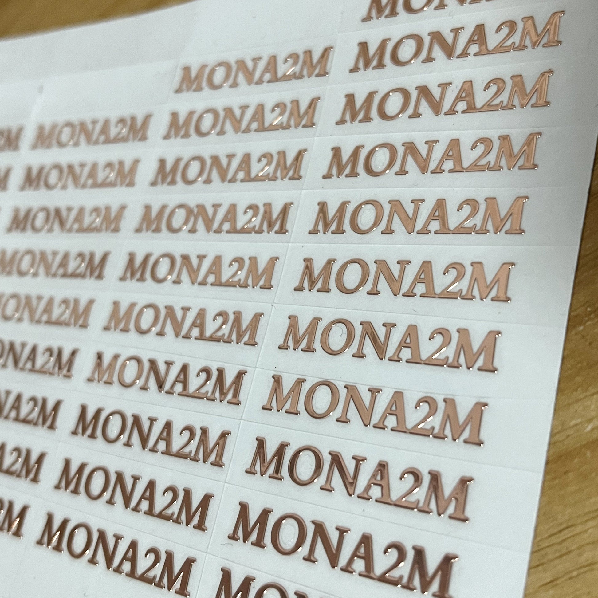 Custom Stickers 3D Metal Stickers Personalized Transfer Sticker Custom Labels Water Bottle Sticker LapTop Stickers Sculpted Wedding Stickers