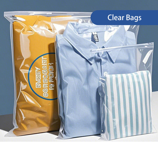 Custom Clear Ziplock Bags | Recyable | One Color Printing