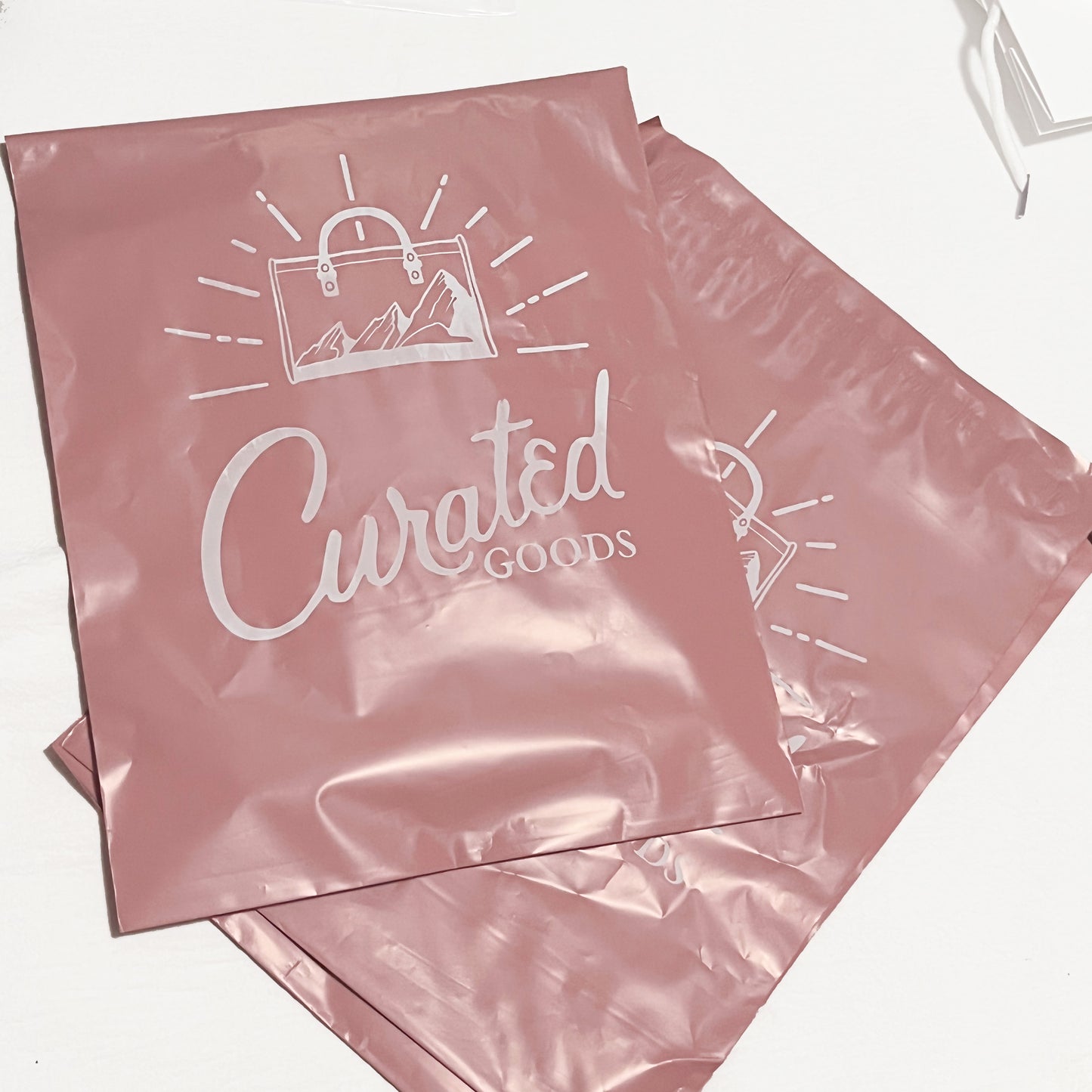 Custom Pink Poly Mailers Shipping Bags Envelopes | Recyable