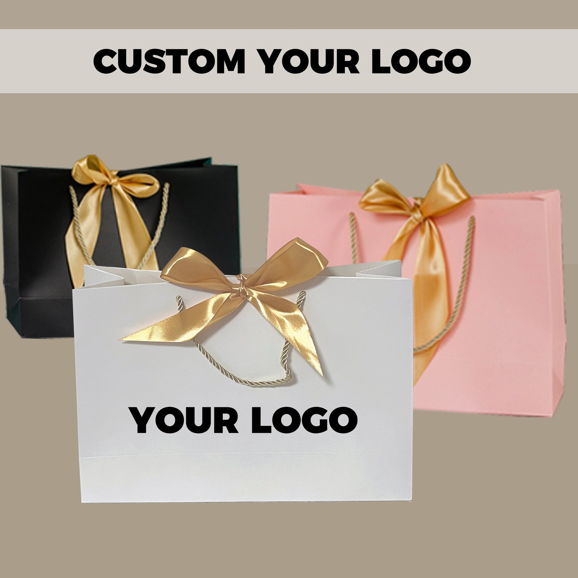 Custom Logo Paper Bags Boutique Shopping Bags Clothes Merchandise Bag Retail Bags Party Gift Bag Wedding Bags