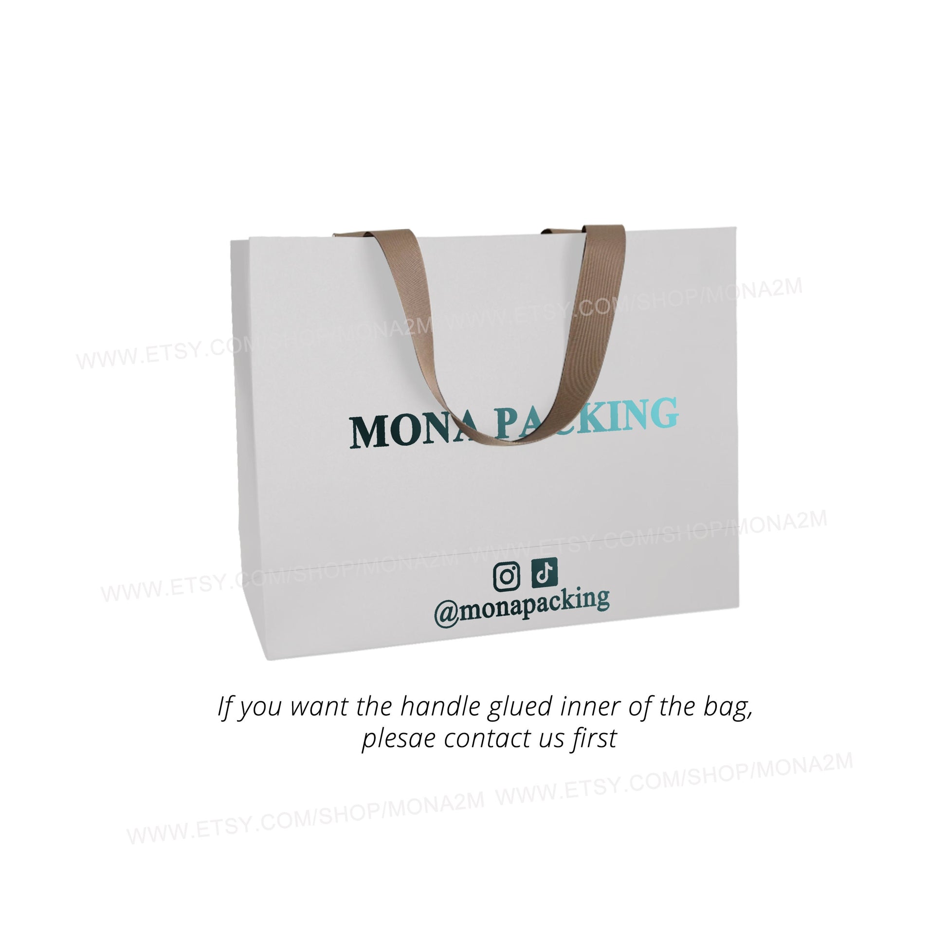 Custom High Quality Paper Bags Professional Full Colors Full-Bleeds Printing Merchandise Shopping Bags Clothes Boutique Party Gift Bag