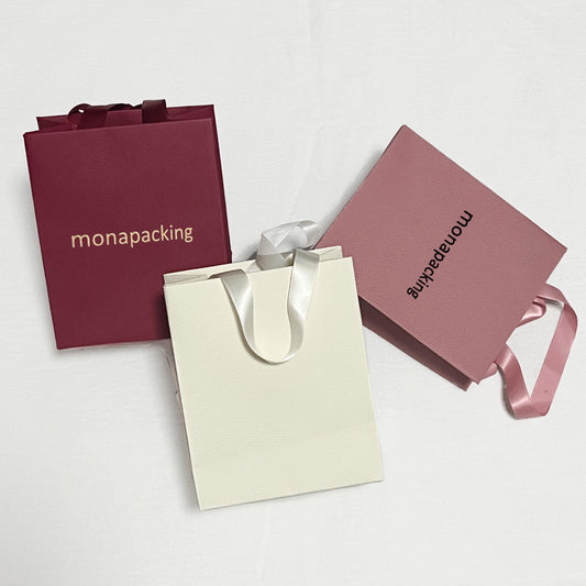 Custom Jewelry Bags Paper Bags with Logo Personalized Small Gift Bags